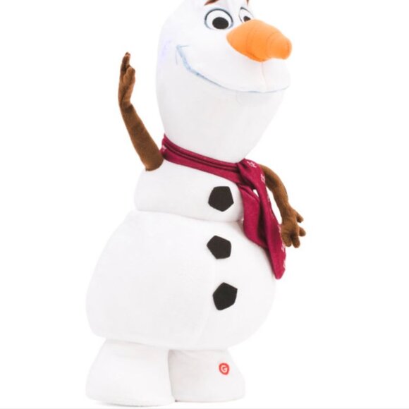 NWT DISNEY Led lighted Olaf Greeter with Scarf 18in H - Picture 2 of 4